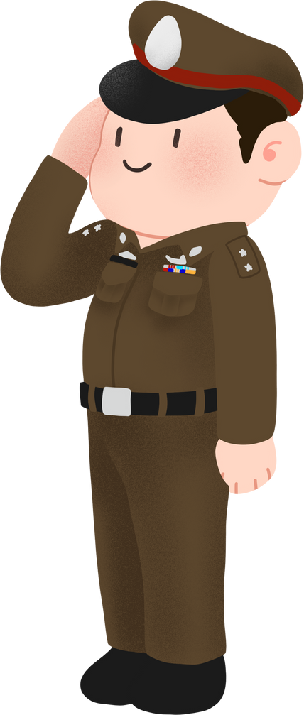 character thai police